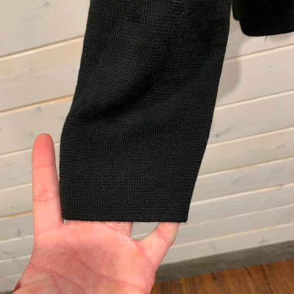 Jana | Black Wool Cardigan - Picture 2 of 4